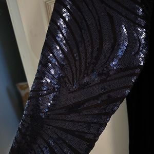 Velvet and Sequin Dress
